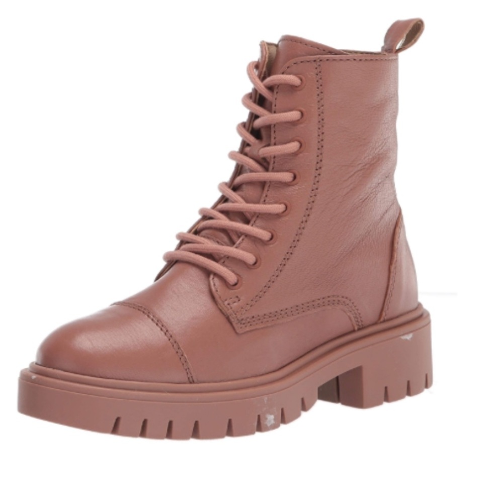 Aldo Leather Combat Boots
